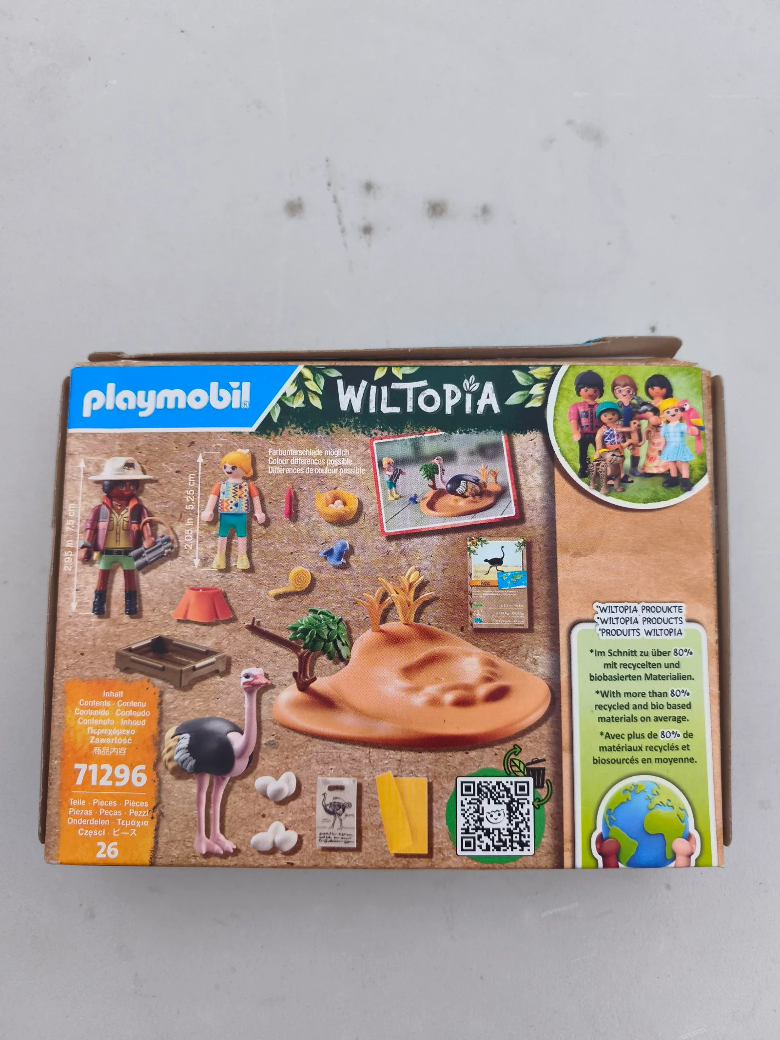 Playmobil 71296 wiltopia ninho de avestruz novo – photo 3